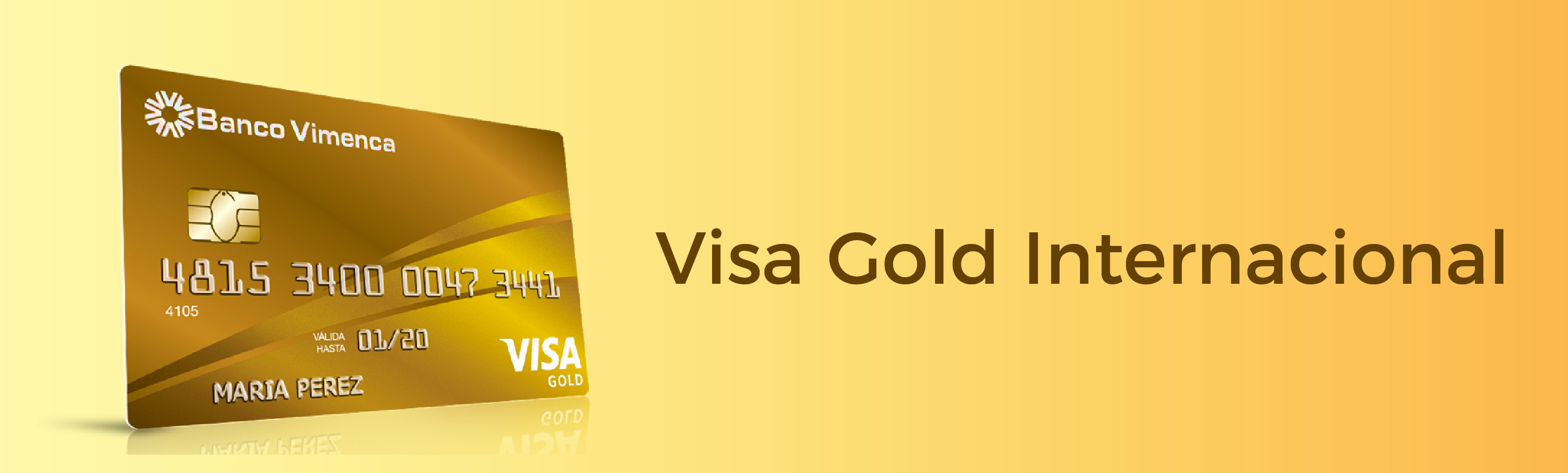Tarjeta de Crédito Visa Gold Internacional