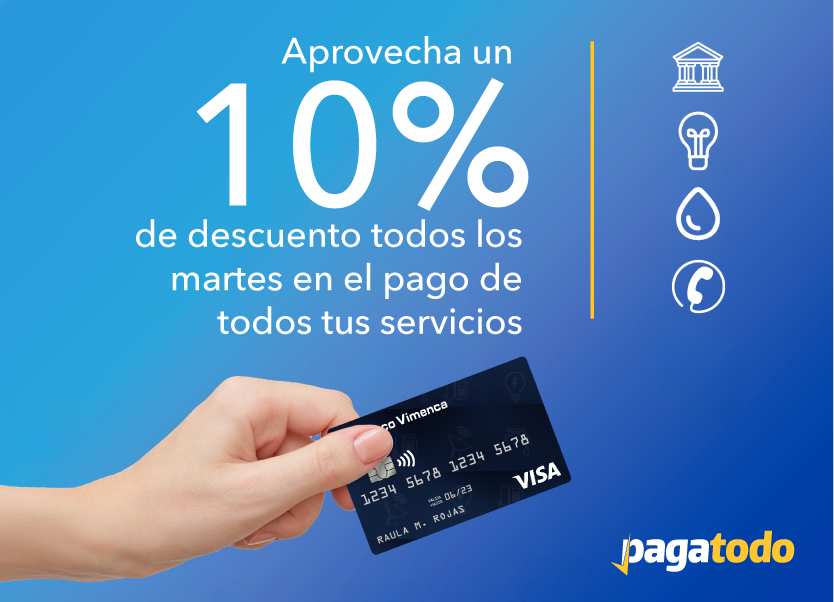 Tus beneficios desde cualquier lugar con tu tarjeta de credito PagaTodo